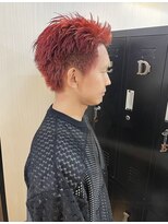 ギフト ヘアー サロン(gift hair salon) Cherry red×Spiky short
