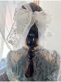 お呼ばれヘアセット