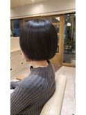 丸みボブM20代30代40代カットボブ白髪染め髪質改善/板橋赤羽