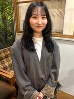 モク 神戸元町店(MOK)&nbsp;【顔まわりレイヤー】ブルーブラック◎