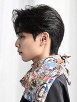 リップス 表参道店(LIPPS)&nbsp;スーツ短髪ツーブロック束感モテる黒髪シークレットパーマ流行