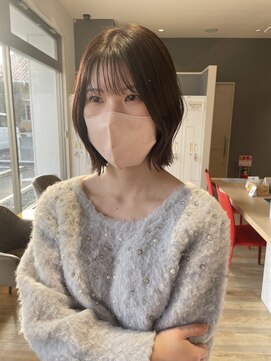 バランス ヘアーアンドアイラッシュ 野田店(balance.) くびれボブ！