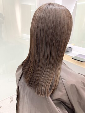 クシュ 本川越店(kusyu...) イメチェンホワイトブロンド外ハネボブ美髪ワイドバング韓国黒髪