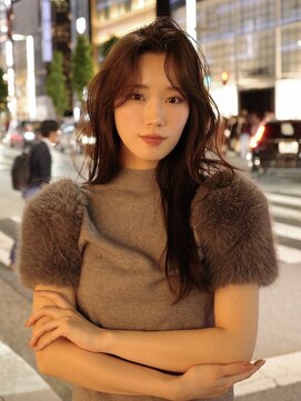 ヴィオットバイサロン(Viot by Salon) 色気　小顔　長め前髪　レイヤー　ロング　ブラウン　【有村】