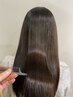 扱いやすくまとまる髪に！髪質改善ストレート+トリートメントスパ￥20,020～