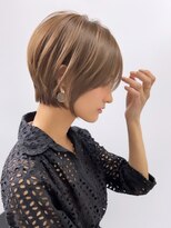 ラフ 立川(Laff)&nbsp;ショートボブ×ショコラアッシュ【束感/ヘルシースタイル/立川】