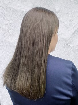 グルグル 妙典店(GULGUL) オリーブグレージュ×ストレート