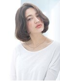 ■M.SLASH自由が丘・52-12■Aライン前下がり大人かわいいボブ