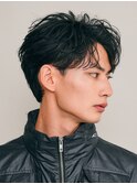 福岡天神メンズフェザーパーマフェザーショートスパイラルパーマ