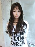 黒髪レイヤーシャギーレイヤーハッシュカットウルフカット