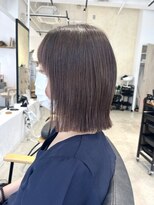 ビューバイネオリーブ 用賀店(Beau'r by neolive)&nbsp;くびれヘア縮毛矯正アプリコットオレンジ夏ハイライト《用賀》