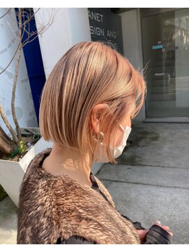 ロマリア 渋谷 渋谷宮益坂(Lomalia) 乾かすだけでキマる髪/馴染むハイトーンベージュ