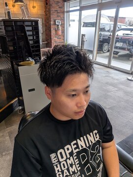 ワンワンオー バーバーショップ コンチネンタル(@110 BARBER SHOP continental) スパイキーショート