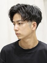 ヨシザワインク プレミアム 築地店(YOSHIZAWA Inc. PREMIUM)&nbsp;爽やかセンターパートツーブロックナチュラルパーマ