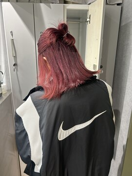 リラス 博多(rilas) きりっぱなし　暖色カラー　イメチェン　レイヤー