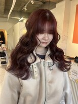 シエル 一社(cher)&nbsp;ブリーチ無しダブルカラーでピンクバイオレット