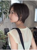 ダブルカラー髪質改善レイヤーカットボブショート国分寺白髪染め