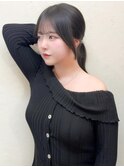 小川/高田馬場で可愛く前髪、顔まわり、おくれ毛