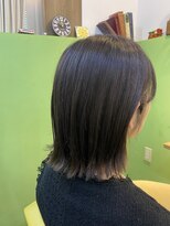 エシカル(ethical)&nbsp;【大人かわいい】切りっぱなしボブ×インナーカラー