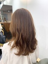 ワンデイ 表参道(oneday)&nbsp;セミロングレイヤー×ナチュラルブラウンカラー