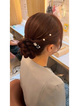 ヘアアレンジメント ボガスティーズ 溝の口店(Hair arrangement Vogusty's) シニヨン/ルーズヘア/ブライダル/結婚式