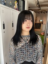 ジュネス 奈良橿原(Jeunesse)&nbsp;髪質改善酸性縮毛矯正/ブルーブラック/レイヤー/顔周りレイヤー