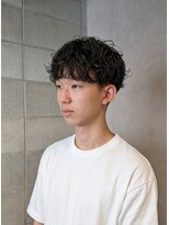 ワンワンオー バーバーショップ コンチネンタル(@110 BARBER SHOP continental)&nbsp;シャドウパーマ