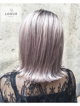ローグ(LOGUE) 【LOGUE】外国人風ホワイトパープルシルバー