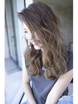 エストリア 栄店(ESTREA) エストリア栄 前髪なし外国人風セミロングスタイルby平岩