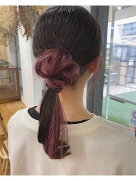 イノセントヘア(innocent.hair) インナーカラー ポイントカラー ハイライト