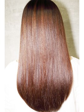 アッシュ ヘアーメイク 桐生(ash hair×make) sh　hair×make 桐生しなやかストレート