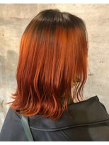 アティック ヘアーデザインアンドリラクゼーション(attic hair design&relaxation)&nbsp;オレンジカラー