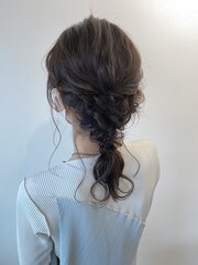 ゆるふわ編みおろしヘアセット！