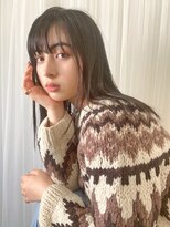 エマエコル(Emma ecole)&nbsp;Emma ecole 就活カラー 暗髪ツヤ感たっぷりグレージュ by.高橋