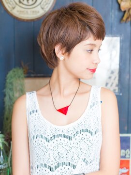 アニモフィオレンテ 千間台店(animo FIORENTE) +animoせんげん台+ベイビーピンクでマッシュウルフミニボブ♪B