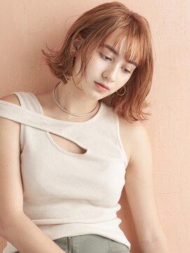 ミンクスプラス 流山おおたかの森(MINX plus) シースルーバング×外ハネワンレンボブ