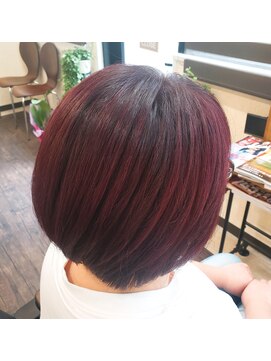 ダブル バイ フローリッシュ(Double × F) 白髪ぼかしカラー