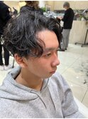 センターパート×アイロンセット20代30代