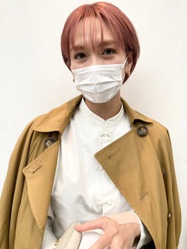 リビング 津田沼(LIVING) マッシュ/くびれヘア/ビタミンカラー/艶ボルドー[津田沼駅]