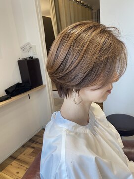 アンス 大阪梅田(ANs.) 20代30代40代大人可愛い小顔ハンサムショートボブ