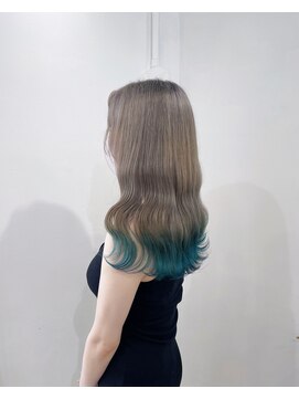 ミライフ(mlife) silver × turquoise blue