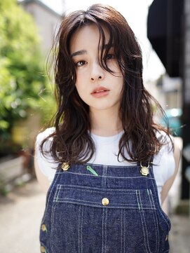 アミリ 代官山(AmiLi) デザインカラー/オリーブベージュ/ウエットヘア【代官山】