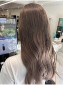 【MOMOKA】透明感!ミルクティーグレージュ