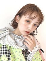 グレープバイン 辻堂(GRAPEVINES)&nbsp;ナチュラルベージュ×シースルーボブ