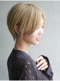 ショートカット×ひし形ショートボブ×前髪あり20代30代40代 s03