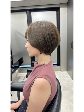 ハルキミナト ジャパン トウキョウ(HARUKI MINATO japan TOKYO) 大人丸みショート/前髪あり/20代/30代/40代