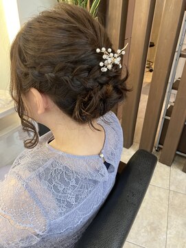 マイノリティー 石橋店(Minority) 編み込みアレンジ　ヘアセット　ヘアアレンジ