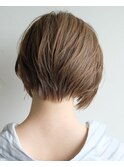 ベージュカラー#ダブルカラー＃ハンサムショート＃ケアブリーチ