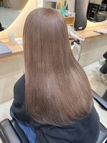 ヒビヲ(HIBIO) ミルクティーベージュハイトーンカラーダブルカラーピンク韓国風