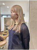 ブリーチカラー、ハイトーンベージュ